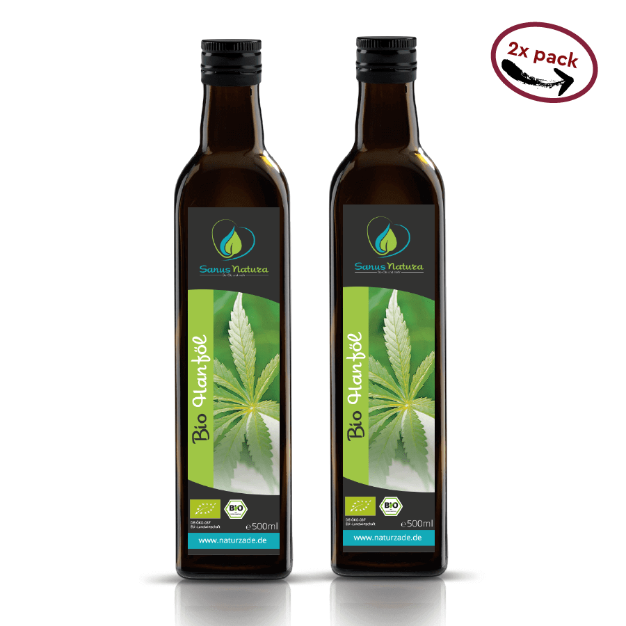 hanfoel bio 1000ml - Bio Hanföl kaltgepresst 1000ml